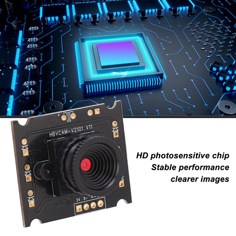 Camera Module 0.3MP Drive Free USB Distortion Free Len Video