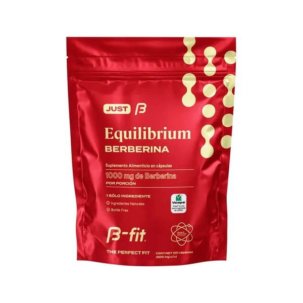 B-Fit Berberina Equilibrium Extracto 1000mg 120 Cápsulas Sabor Sin Sabor
