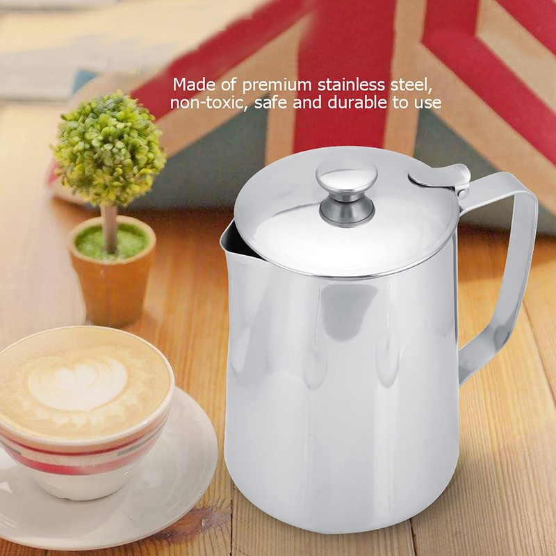 Creamer Dispenser, Stainless Steel Coffee Cup, Milk Frothing Jug, Jug