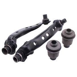 NewYall Front Left and Right Suspension Subframe Crossmember Bushing and Arm Set for Nissan Versa 1.6L/1.8L 2007-2012