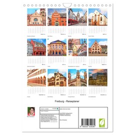 Freiburg - Reiseplaner (Wandkalender 2026 DIN A4 hoch), CALVENDO Monatskalender