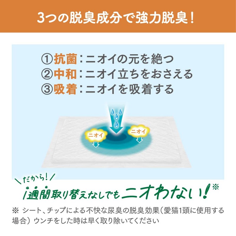 Nyantomo Clean Toilet Deodorizing and Antibacterial Sheets, Large Capacity, 12-Piece