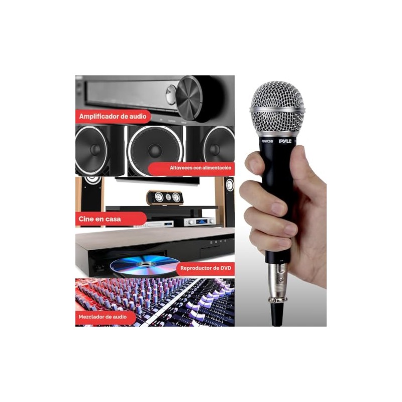 Pyle-Pro incluye cable XLR de 15 pies a conexión de
