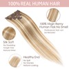 Silk-co 16"-65g Hair Extensions Clip in Hair Extensions Real Human