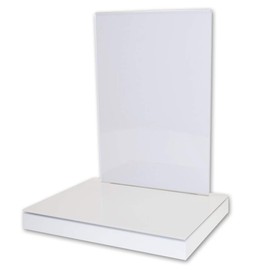 EH Design Advertising Stand for Product Presentation - Table Stand Counter Display in L Shape - Acrylic Display for Your Advertising - Point of Sale - Versatile and Individual