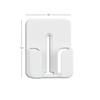 Digital X-Ray Sensor Basket with Adhesive Mount, White, Pack of