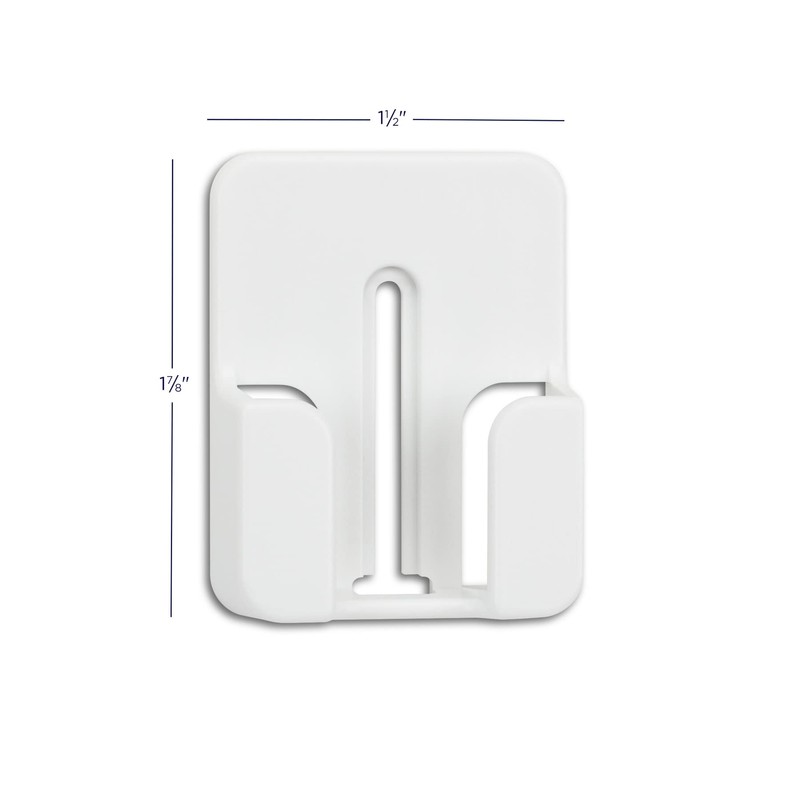 Digital X-Ray Sensor Basket with Adhesive Mount, White, Pack of