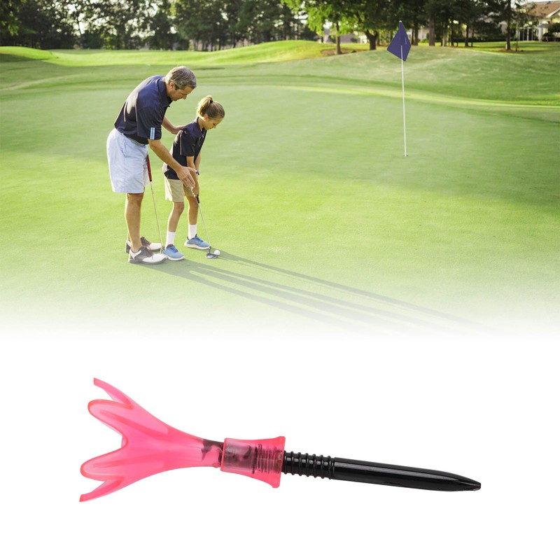 10pcs Plastic Golf Tee Ball Holder Adjustable Height Stable Practice