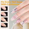 Makartt Medium Ballerina Nail Tips for Gel Extensions, 510pcs Half