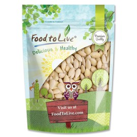 Blanched Whole Almonds, 1 Pound – Raw, Skinless, Unsalted, Keto, Vegan, Kosher, Bulk. High in Protein, Fiber, Vitamin E, Riboflavin. Perfect Snack. Great for Homemade Desserts.