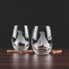 Golden Retriever Stemless Wine Glasses (Set of 2) | Unique