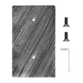 HAIICEN Magnetic Wall Mount Bottle Opener Antique Silver Metal Platte Stick to Fridge Car