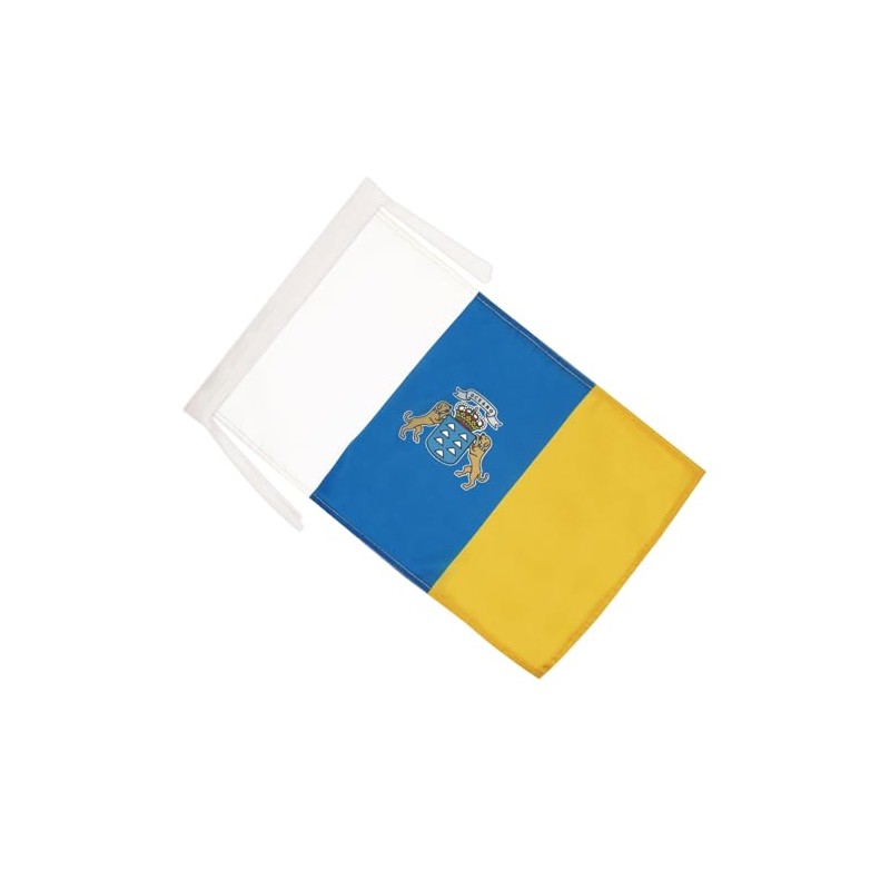 AZ FLAG Canary Islands Flag 18'' x 12'' cords -