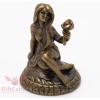 Solid Brass Amber Figurine of Virgo Astrology Zodiac sign Horoscope