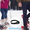4pcs Snowshoe Straps, 9x0.8 Inch Snowboard Binding Straps Adjustable Ski