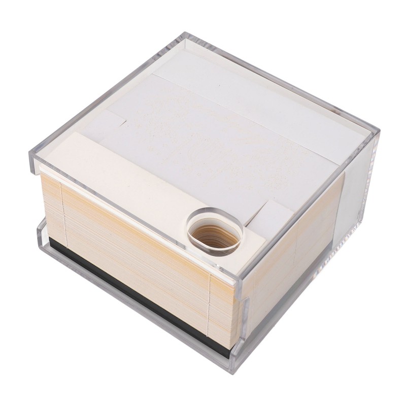 3D Mosque Notepad LED Lights 3D Tear Away Paper Sculpture