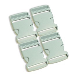 Cerraduras de tensión de plástico, ajustadores de correa, triglido, escalera, ajustable, hebillas para correas, correas en bolsas cruzadas, Gris, 1 1/2" (38mm)