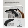 SONGMICS Perchas para Pantalones, 30 Perchas de Terciopelo, 42.5 cm