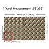 Hibiscus Flower Palm Tree Upholstery Fabric by The Yard -