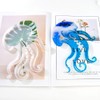 FUYAKEJI 6 Pieces of Cute Marine Animal Epoxy Resin Silicone