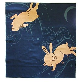 [LL/35inc] Furoshiki- Japanese Wrapping Cloth (Rabbit of Blessings)
