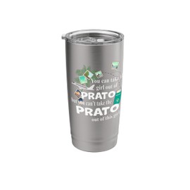 Girl From Prato - Patriotic Proud Girl From Prato Stainless Steel Insulated Tumbler