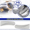 Pack of 2 drum fins for washing machine with the