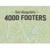 New Hampshire 4000 Footers Map 18x24 Poster (Sage)