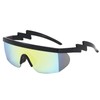 OZOKSKS Polarized Sports Sunglasses, Wavy Design cycling sunglasses-Women-Men, Cycling Sun