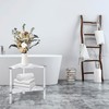 humberboat Acrylic Corner Shower Stool for Shaving Legs for Inside
