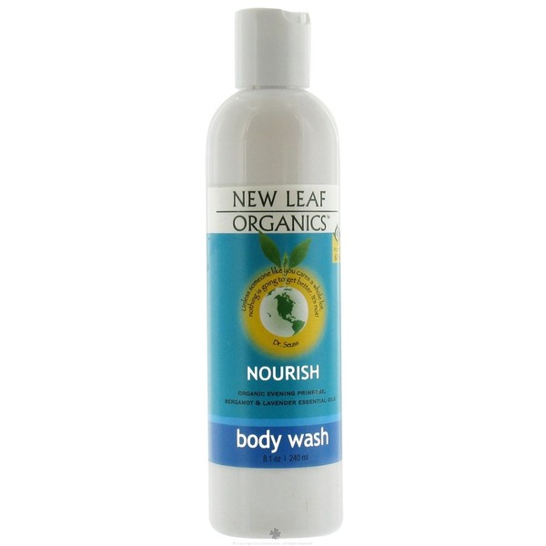 NEW LEAF ORGANICS Body Wash, Nourish, 8.1 oz