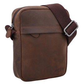 Gusti Karl Leather Shoulder Bag Small Shoulder Bag Everyday Bag Crossbody Leather Vintage Walnut Leather