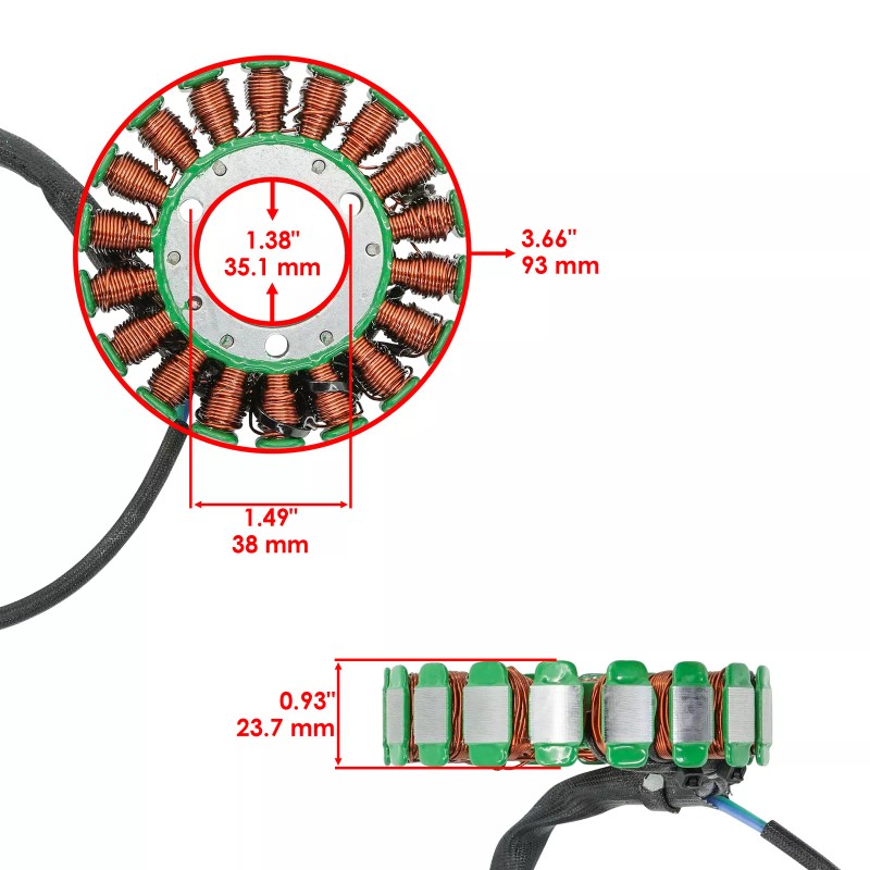Caltric Stator For Suzuki DR-Z400E 2000-2007 DR-Z400S DR-Z400Sm 2005-2024