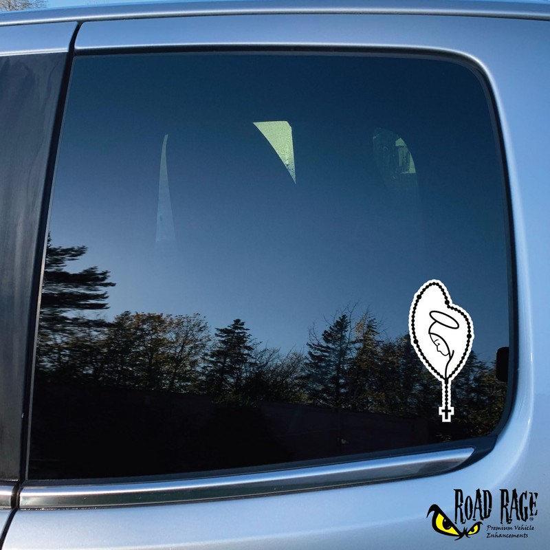 Bad Fish Custom Decals - 2 Pack Virgin Mary in