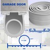 DGSL Garage Door Seals Bottom Rubber，Weather Stripping Sealing Strip Replacement,