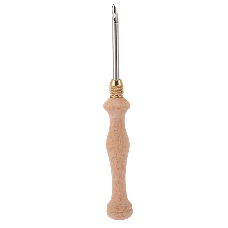 Punch Needle Tool Solid Wood Handle Adjustable 5mm 3.5mm 2.5mm