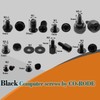 CO-RODE 340pcs Motherboard Spacer Computer Screws Assortment Kit for HDD,