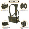 KRYDEX Tactical Chest Rig with Triple 5.56/7.62 Mag Pouch Insert