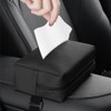 Car Tissue Holder,Leather Car Tissue Face Mask Box with Adjustabe
