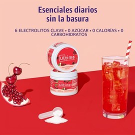 Ultima Replenisher Electrolyte Powder, Cherry Pomegranate, 30 Serving Canister - Sugar Free, 0 Calories, 0 Carbs - Gluten-Free, Keto, Non-GMO with Mag