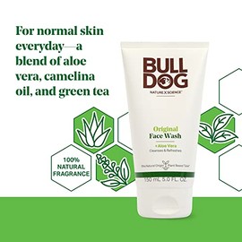 Bulldog Mens Skincare and Grooming Original Face Wash, 5 Ounce - Pack of 2