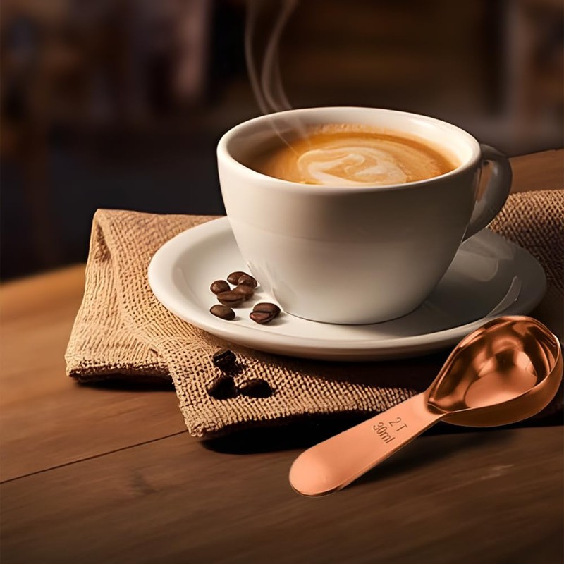 Stainless Steel Coffee Scoop Set, 1 & 2 Tablespoon (15ml