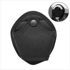LinaLife Nylon Cuff Pouch Open Top Handcuff Holder Holster for Duty Belt Enforcement Security Officer Handcuff Case Accessories Fits Standard Chain Or Hinge Handcuffs.