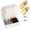 AGAKY Titanium Blades, 30x Replacement Titanium Blades, Lawn Mower Cutting
