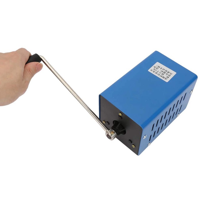 Goshyda Hand Crank Generator, Portable High Performance Hand Crank Generator