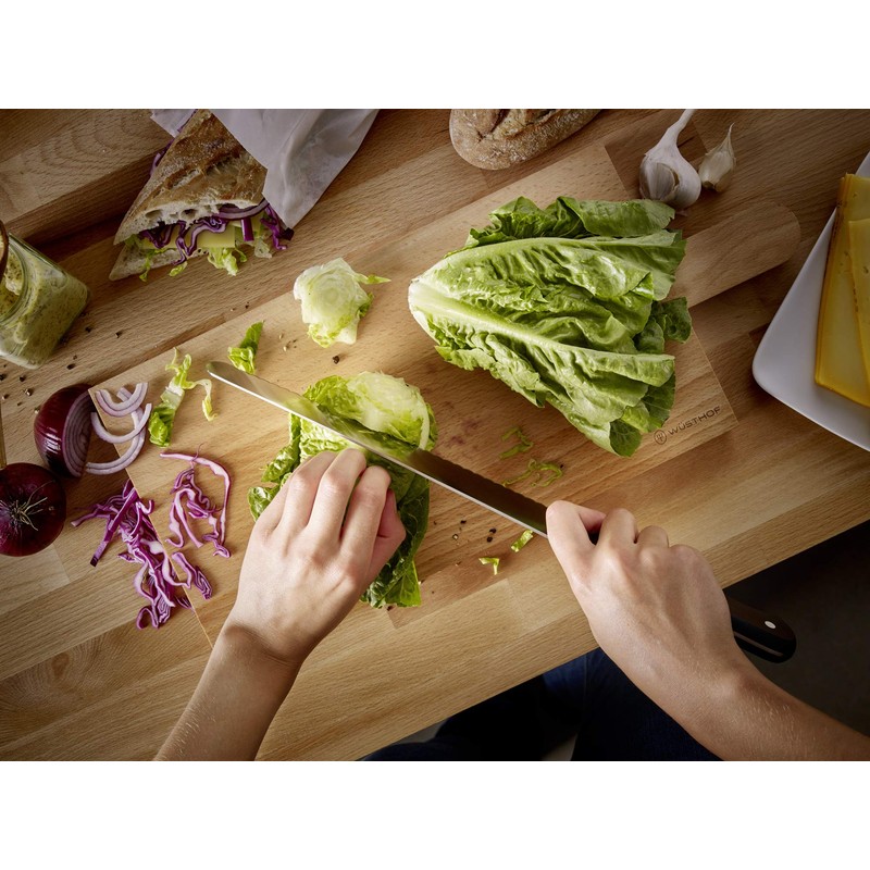 Wüsthof Gourmet 8" Bread Knife, Black