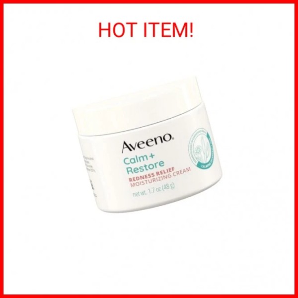 Aveeno Calm + Restore Facial Cream for Redness Relief, Soothing