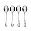 Oneida B552004C True Rose Everyday Flatware Dinner Spoons, Set Of