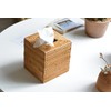 Cosmetic Tissue Boxes Square Rattan Tissue Box Dispenser for Home