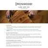 Ironwood Gourmet Large End Grain Prep Station Acacia Wood Cutting